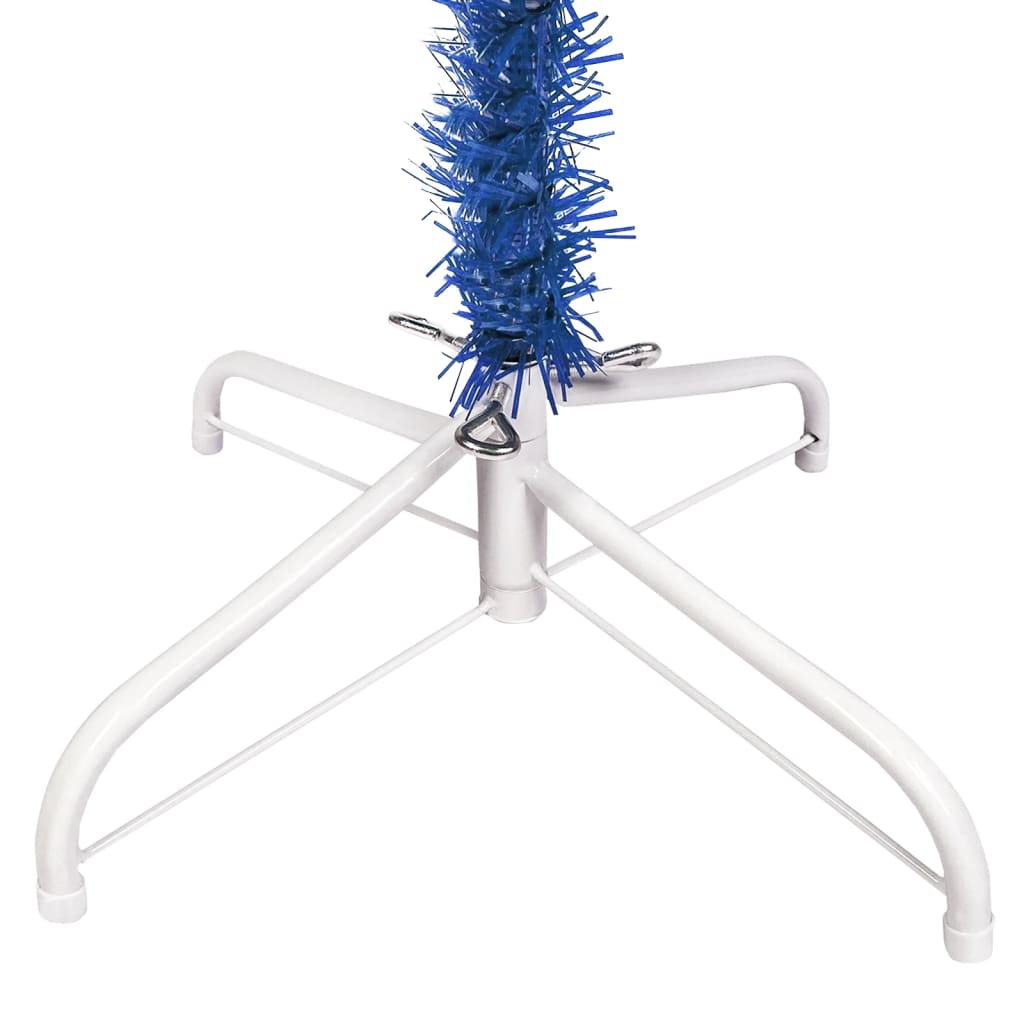 vidaXL kék vékony karácsonyfa 240 cm