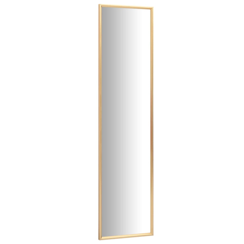 vidaXL aranyszínű tükör 120 x 30 cm