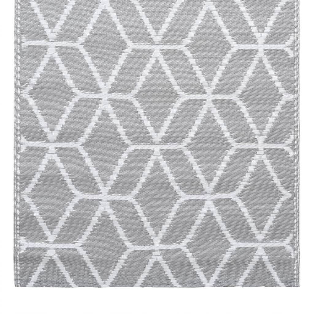 vidaXL szürke PP kültéri szőnyeg 190 x 290 cm