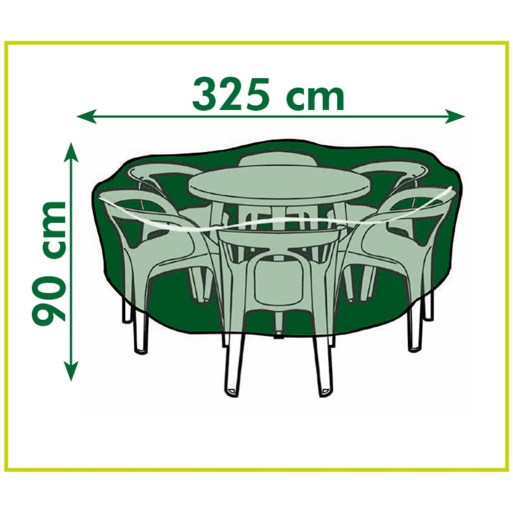 Nature kerti bútor védőhuzat kerek asztalokhoz 325 x 325 x 90 cm