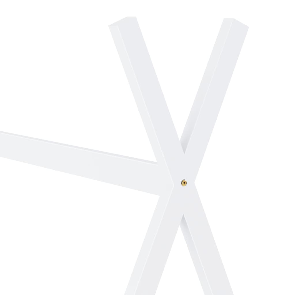 vidaXL fehér tömör fenyőfa gyerekágy-keret 80 x 160 cm