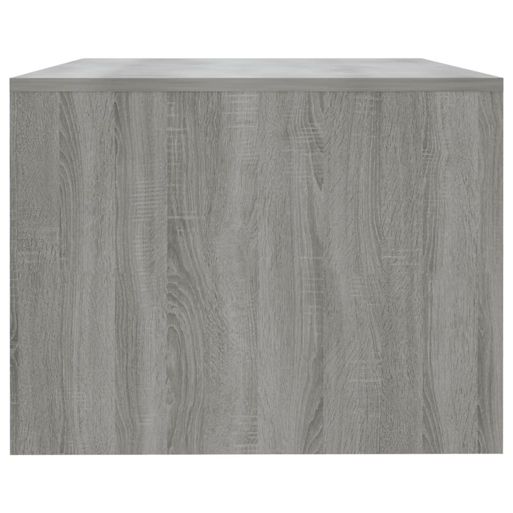 vidaXL szürke sonoma színű szerelt fa dohányzóasztal 102 x 55 x 42 cm