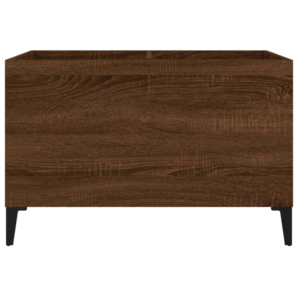 vidaXL barna tölgyszínű szerelt fa hanglemezszekrény 74,5x38x48 cm
