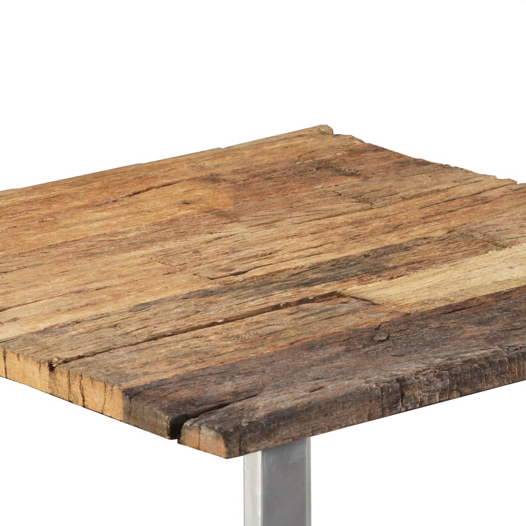 vidaXL tömör újrahasznosított fa dohányzóasztal 55 x 55 x 40 cm