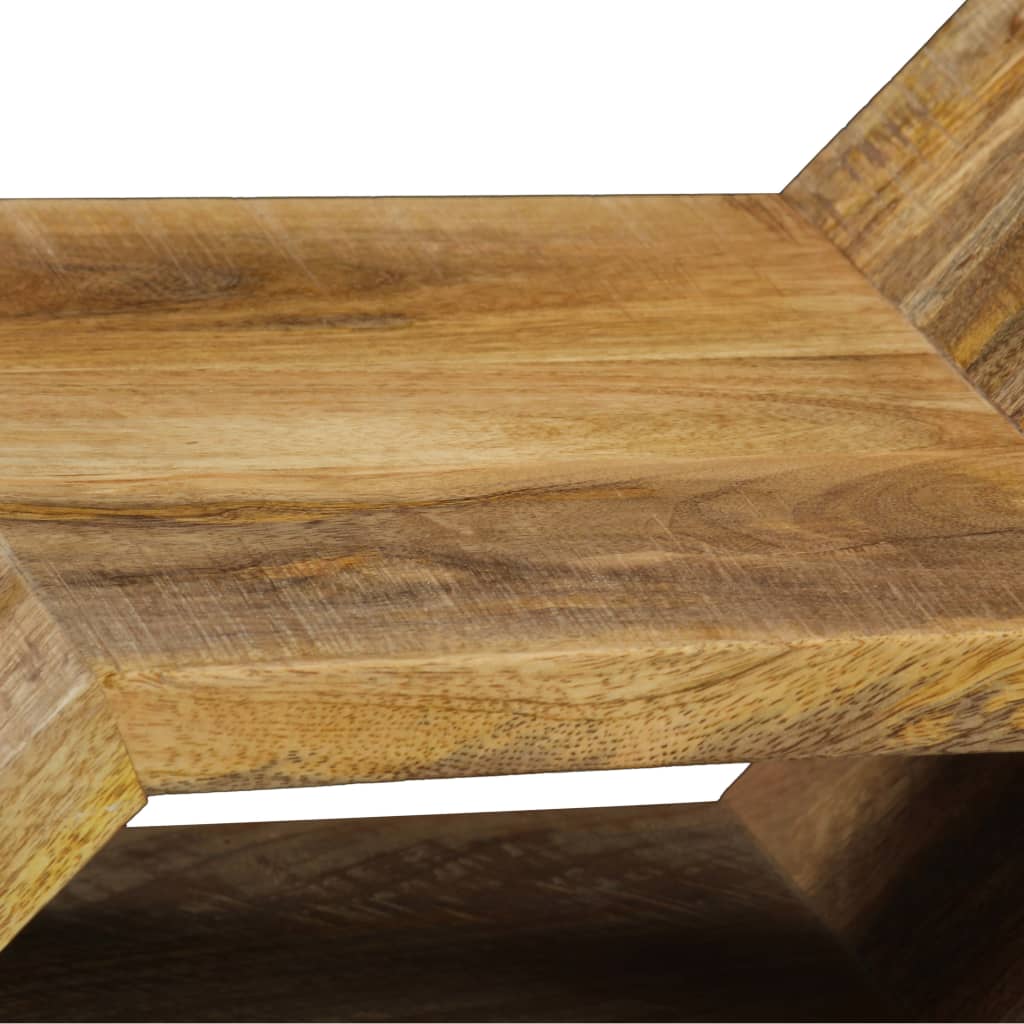 vidaXL tömör mangófa tálalóasztal 90 x 35 x 76 cm