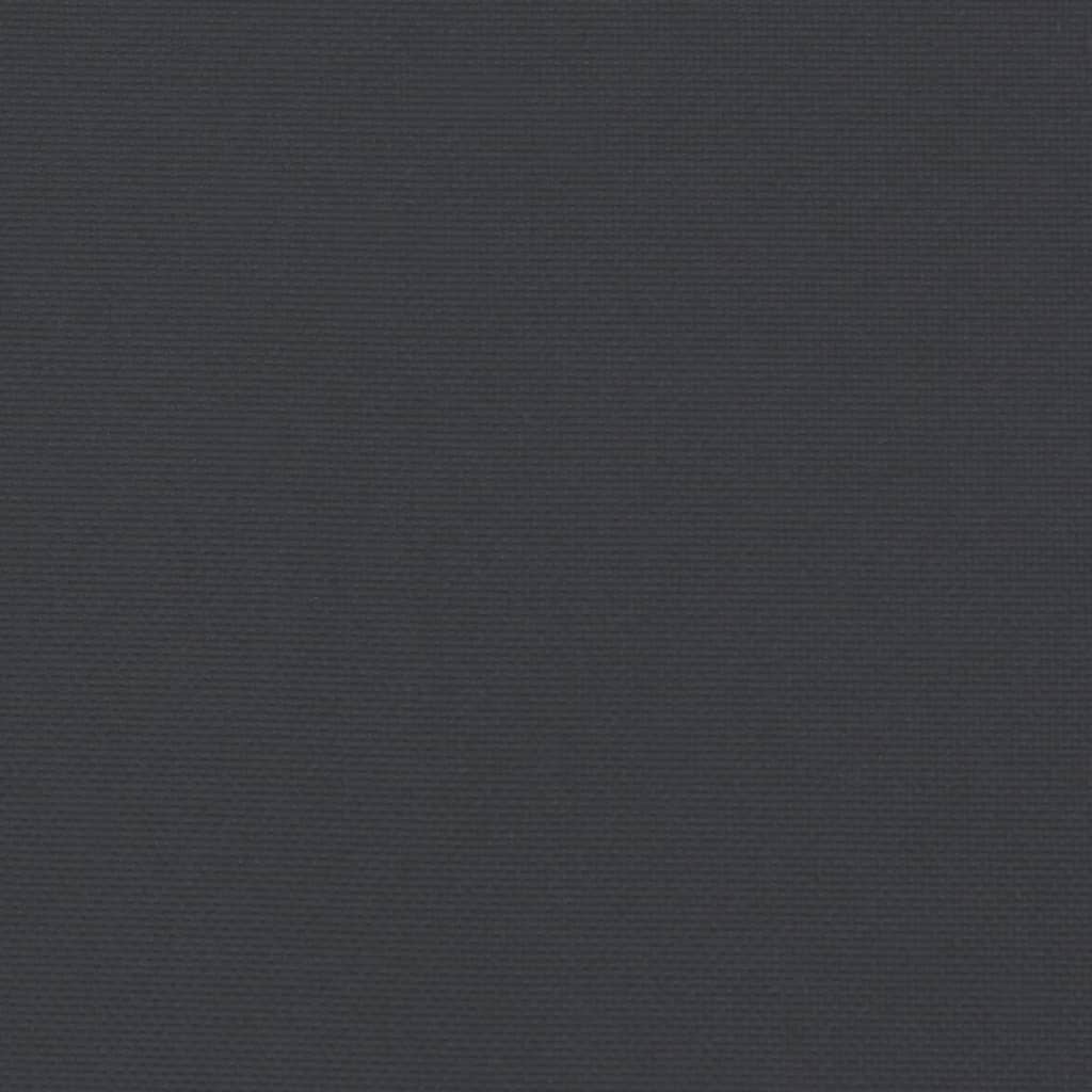 vidaXL fekete nyugágypárna (75+105) x 50 x 3 cm