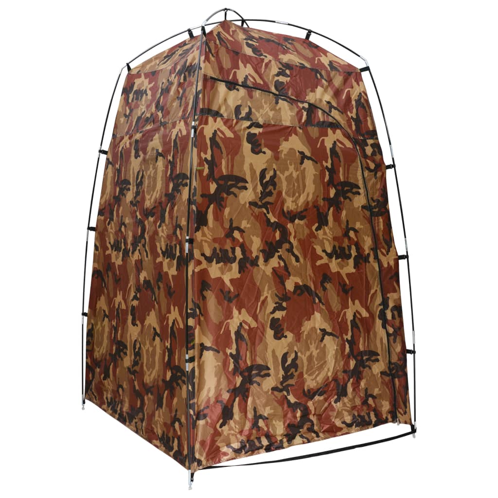 vidaXL terepszínű zuhany/WC/öltöző-kabin sátor