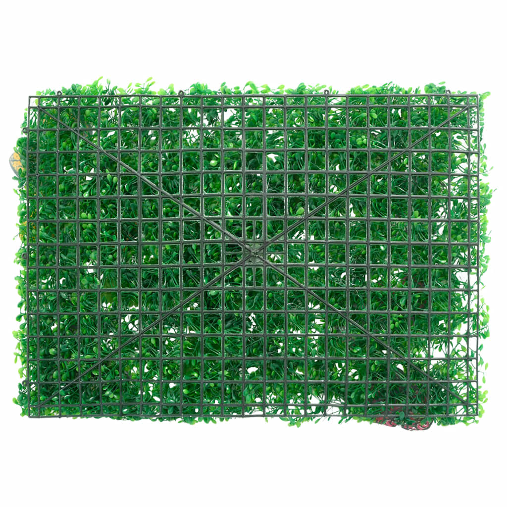  vidaXL 6 db zöld műnövénykerítés 40 x 60 cm