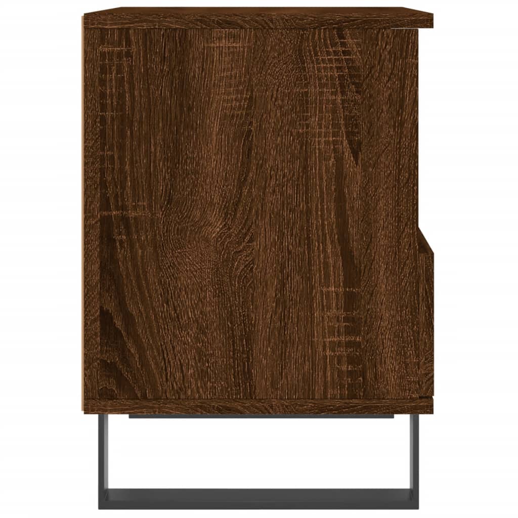 vidaXL barna tölgyszínű szerelt fa éjjeliszekrény 40 x 35 x 50 cm