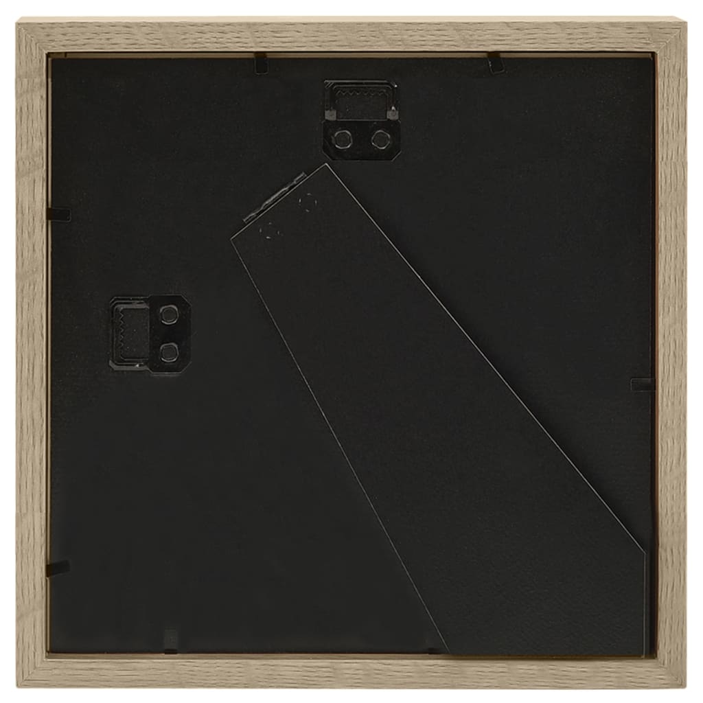 vidaXL 5 db sötét faszínű fényképkeret 20 x 20 cm-es képhez 28 x 28 cm