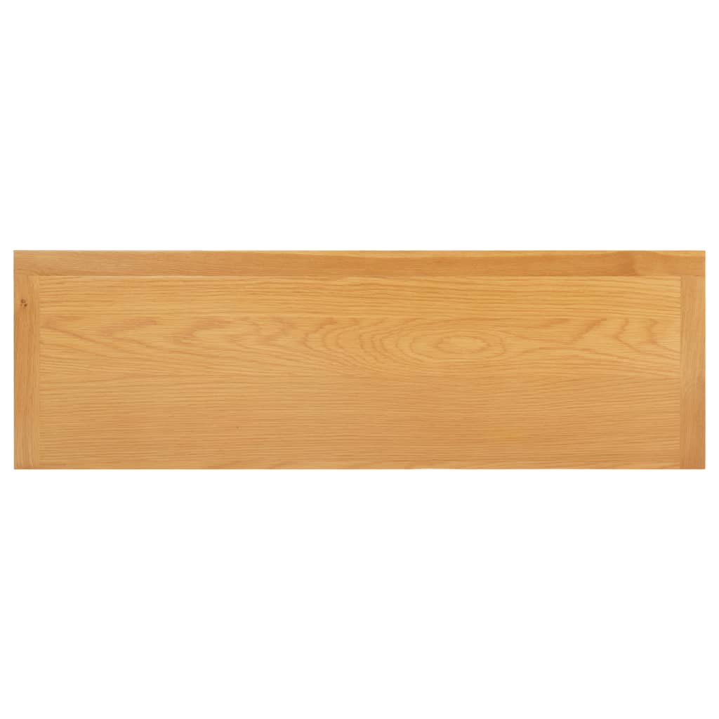 vidaXL tömör tölgyfa fiókos szekrény 105 x 33,5 x 73 cm