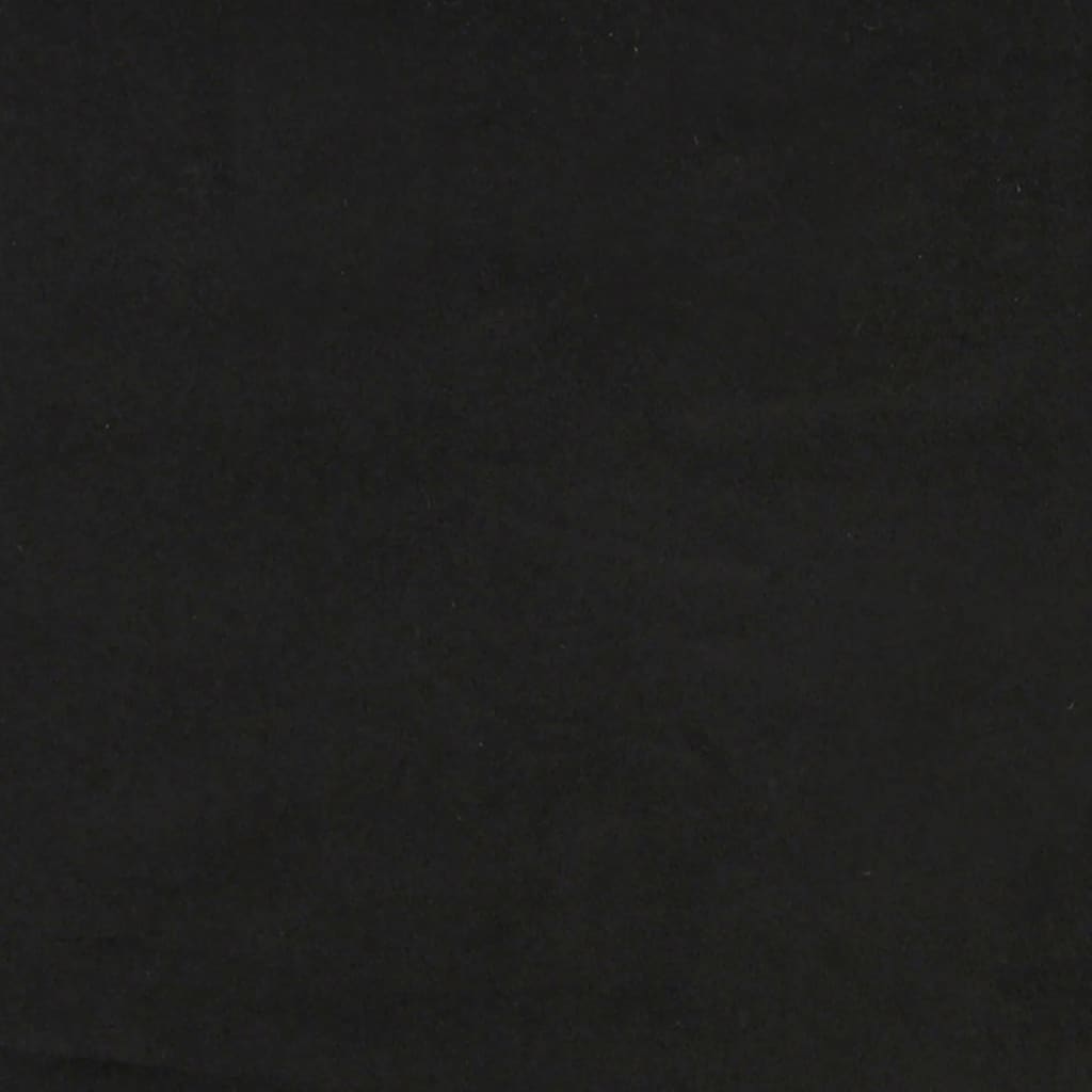 vidaXL fekete bársonypad 81,5 x 41 x 49 cm