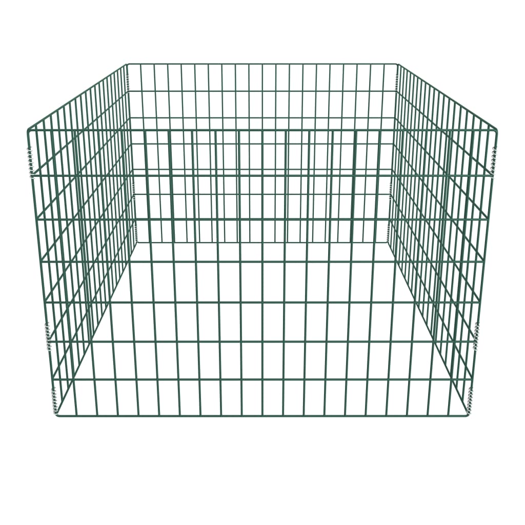 vidaXL négyzet alakú rácsos komposztáló 100 x 100 x 70 cm
