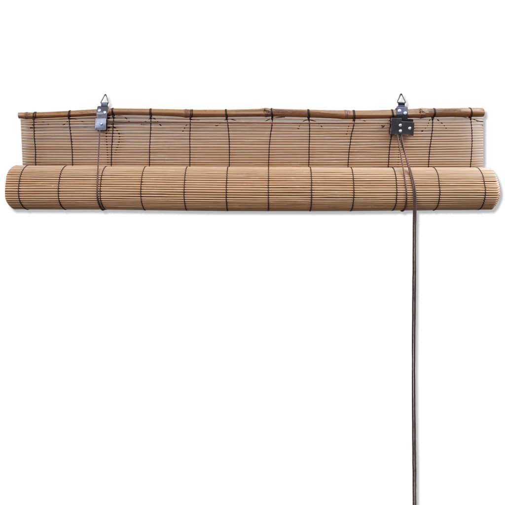 vidaXL barna bambuszroló 140 x 220 cm