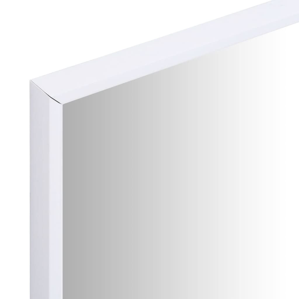 vidaXL fehér tükör 80 x 60 cm