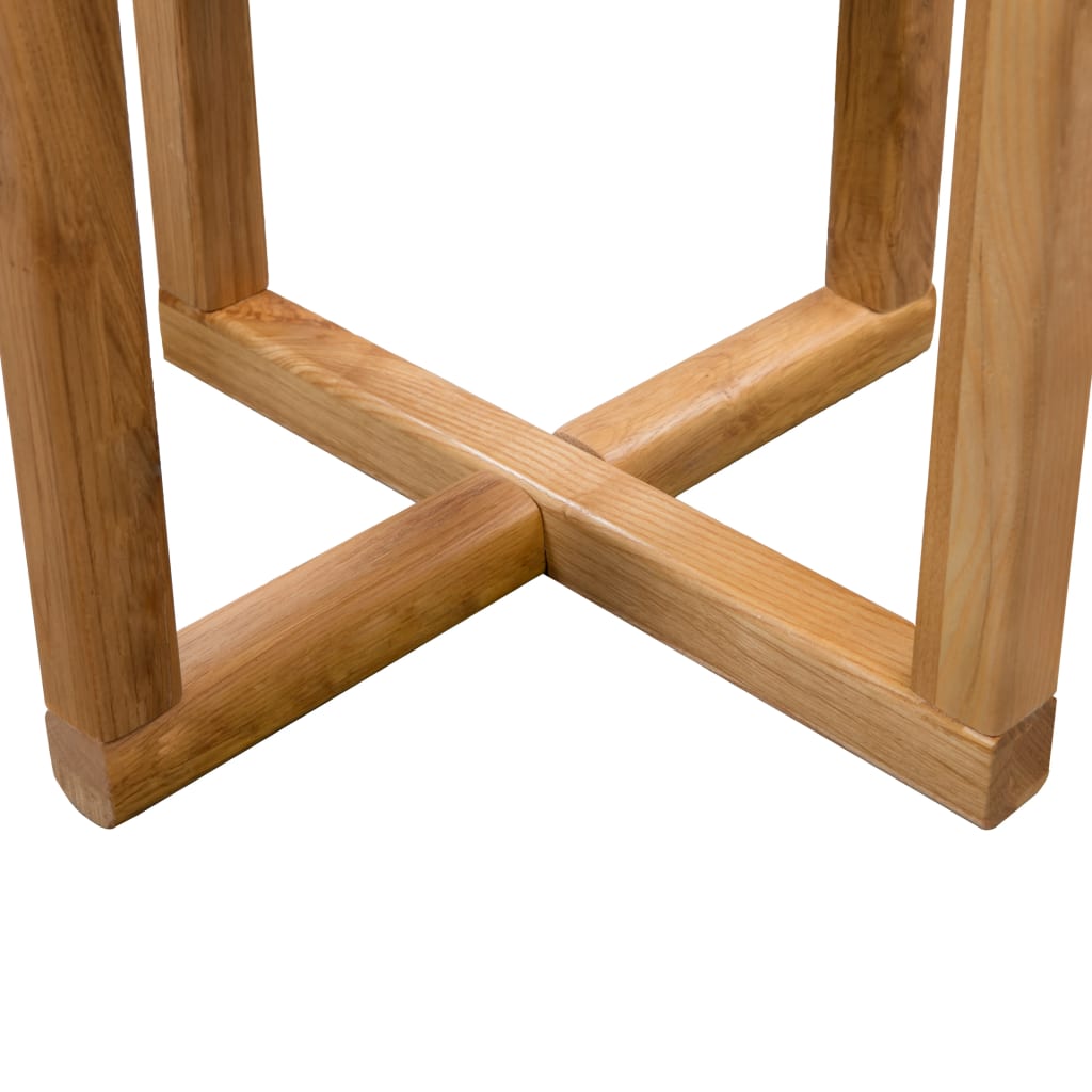 vidaXL tömör tölgyfa kisasztal 40 x 50 cm