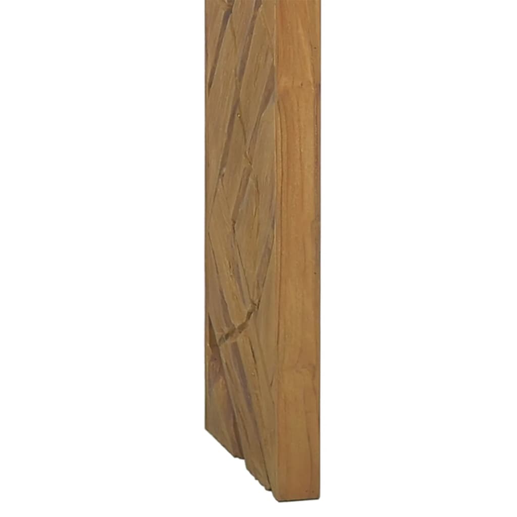 vidaXL tömör tíkfa tálalóasztal 110 x 35 x 75 cm