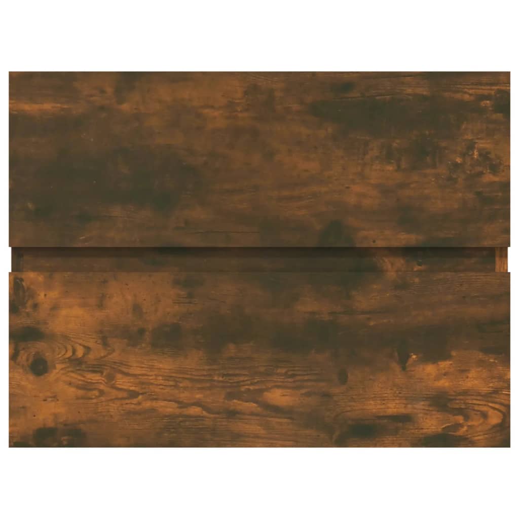 vidaXL füstös tölgy színű szerelt fa mosdószekrény 60 x 38,5 x 45 cm