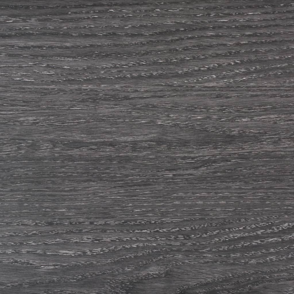 vidaXL fekete nem öntapadó PVC padlóburkoló lapok 3 mm 4,46 m²