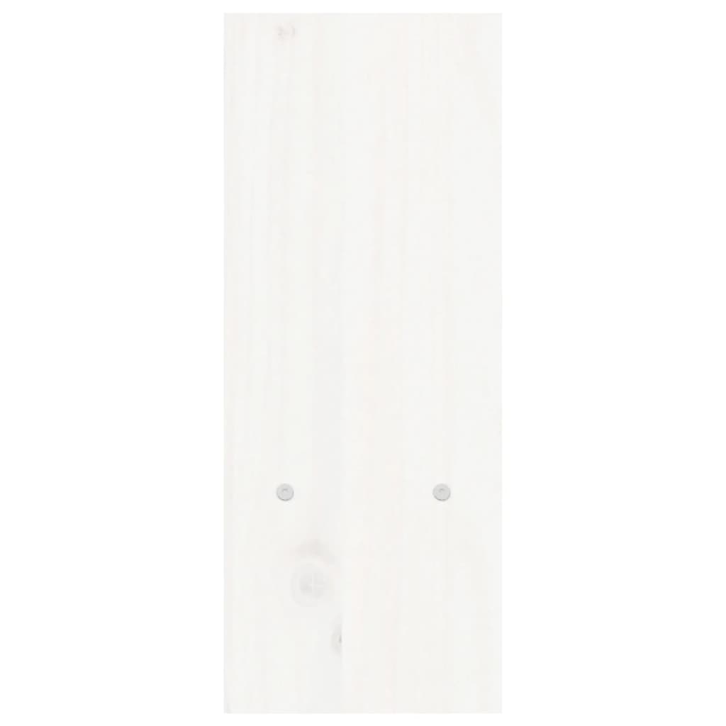 vidaXL fehér tömör fenyőfa monitorállvány (39-72) x 17 x 43 cm