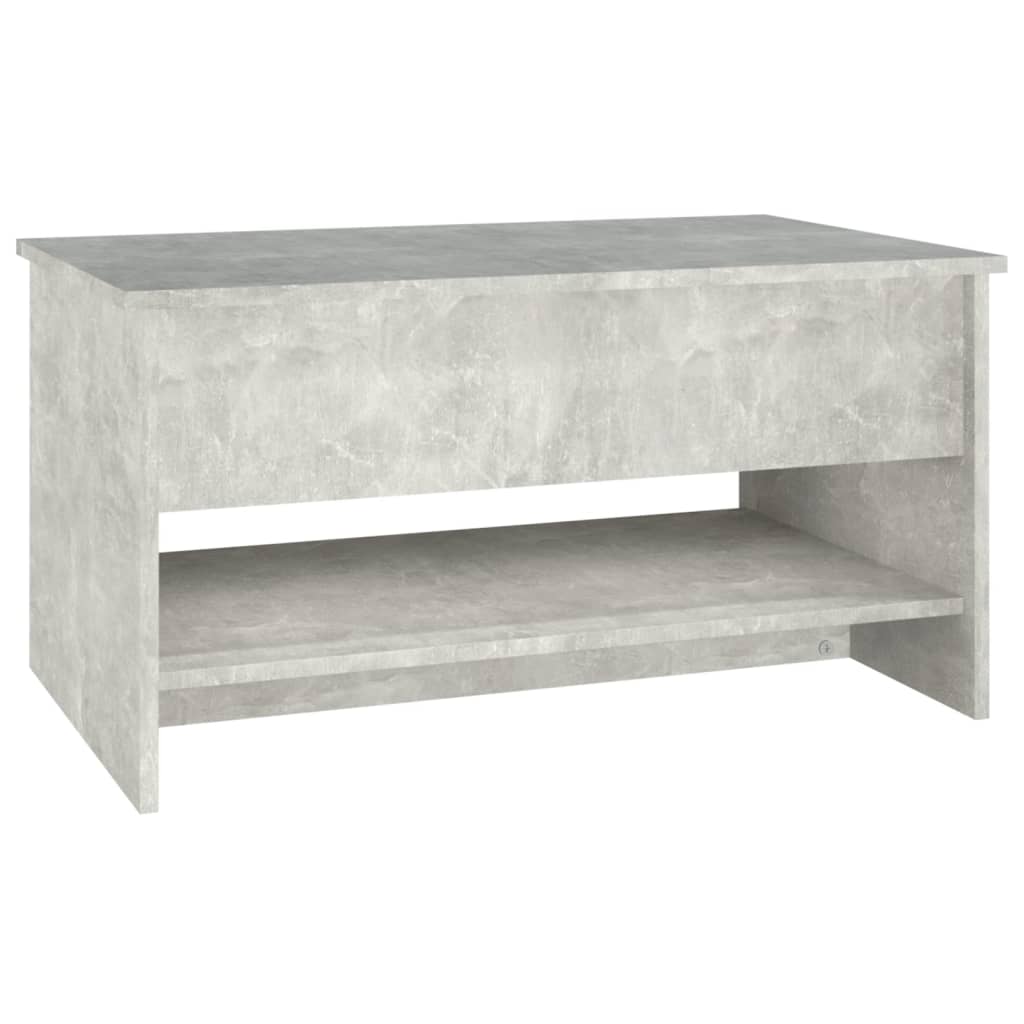 vidaXL betonszürke szerelt fa dohányzóasztal 80x50x40 cm