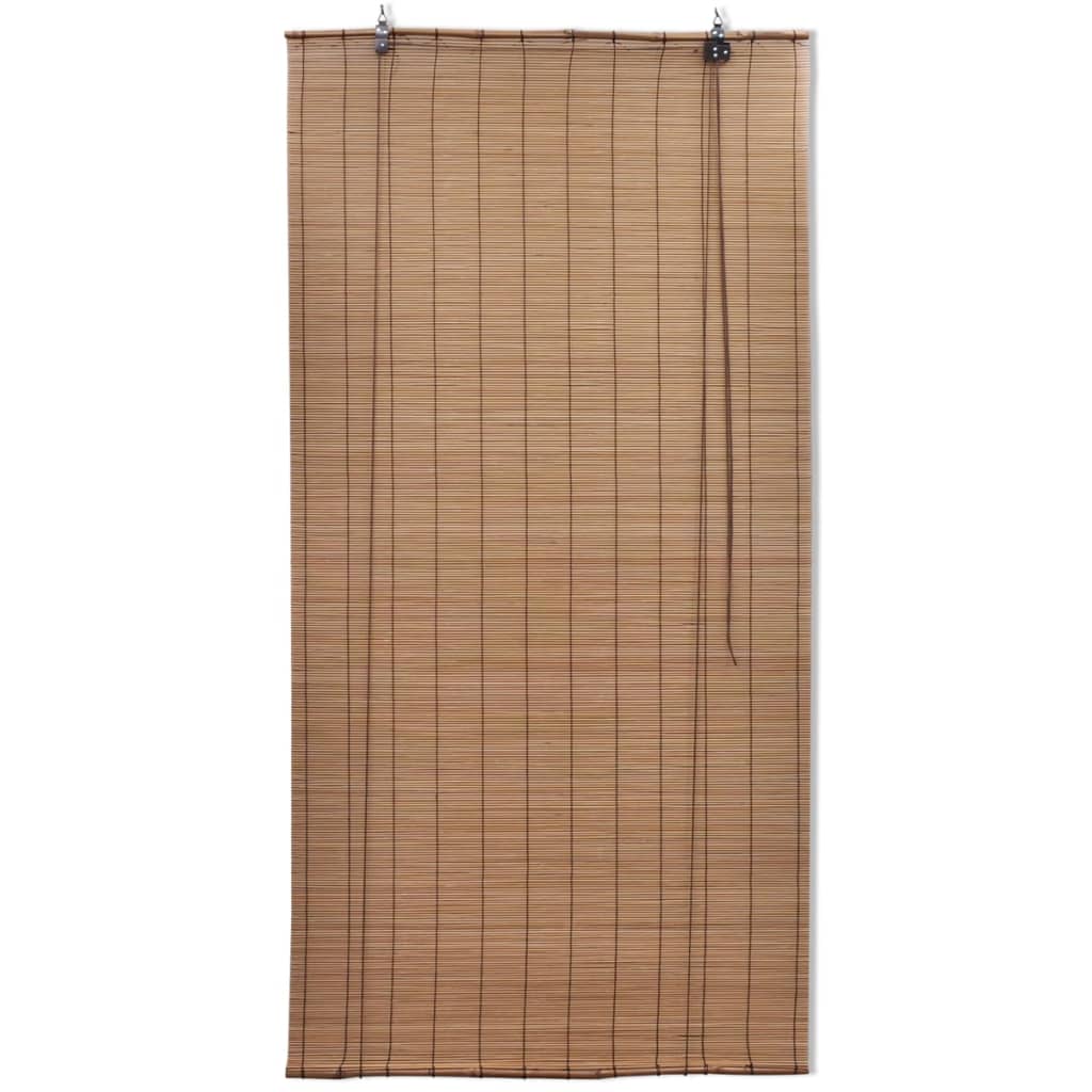 vidaXL 2 db barna bambusz redőny 80 x 160 cm