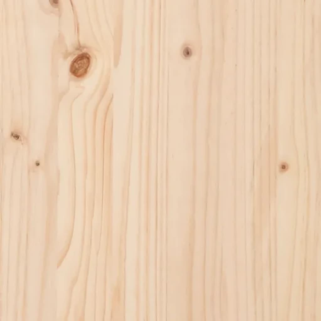 vidaXL tömör fenyőfa ágyfejtámla 105,5 x 4 x 100 cm