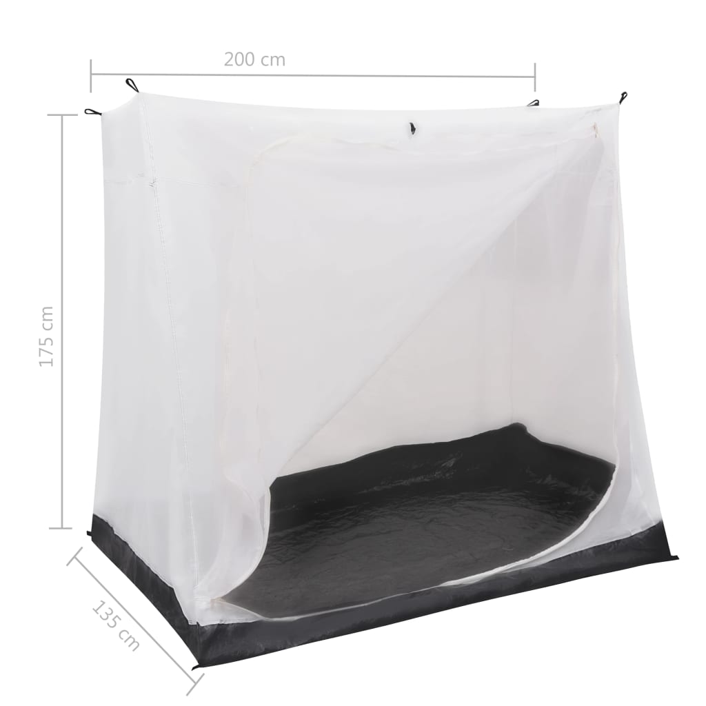 vidaXL szürke univerzális belső sátor 200 x 135 x 175 cm