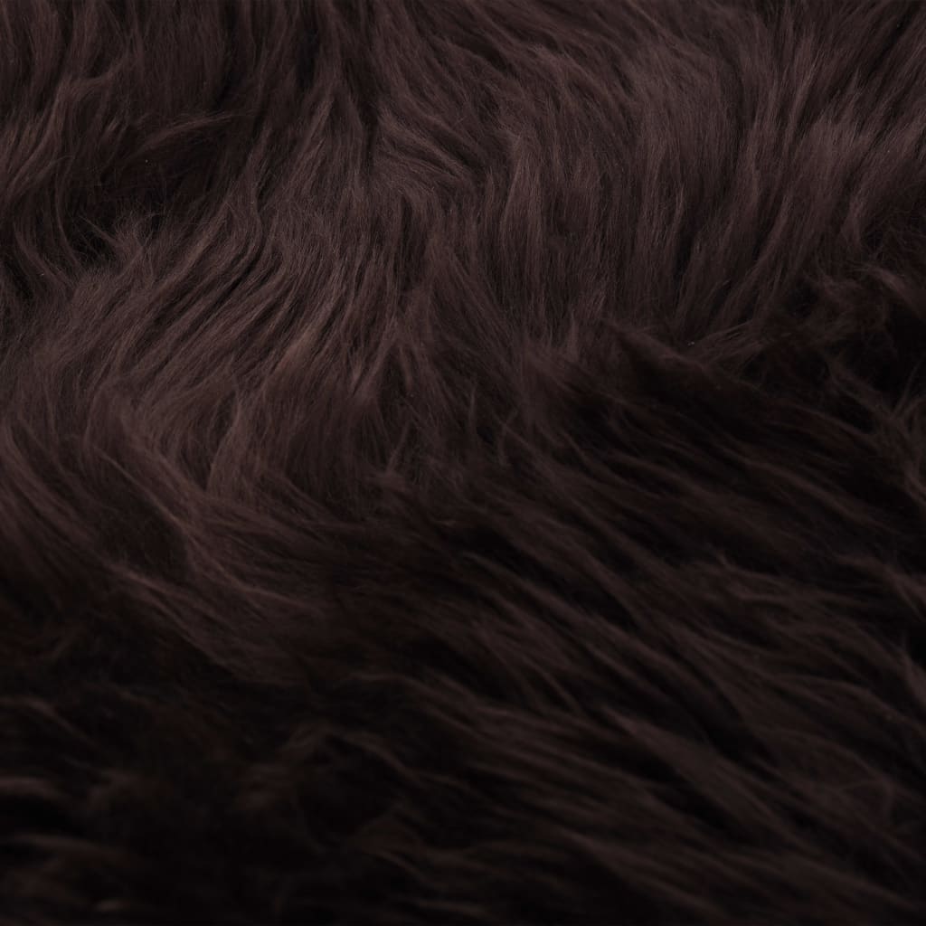 vidaXL barna báránybőr szőnyeg 60 x 180 cm