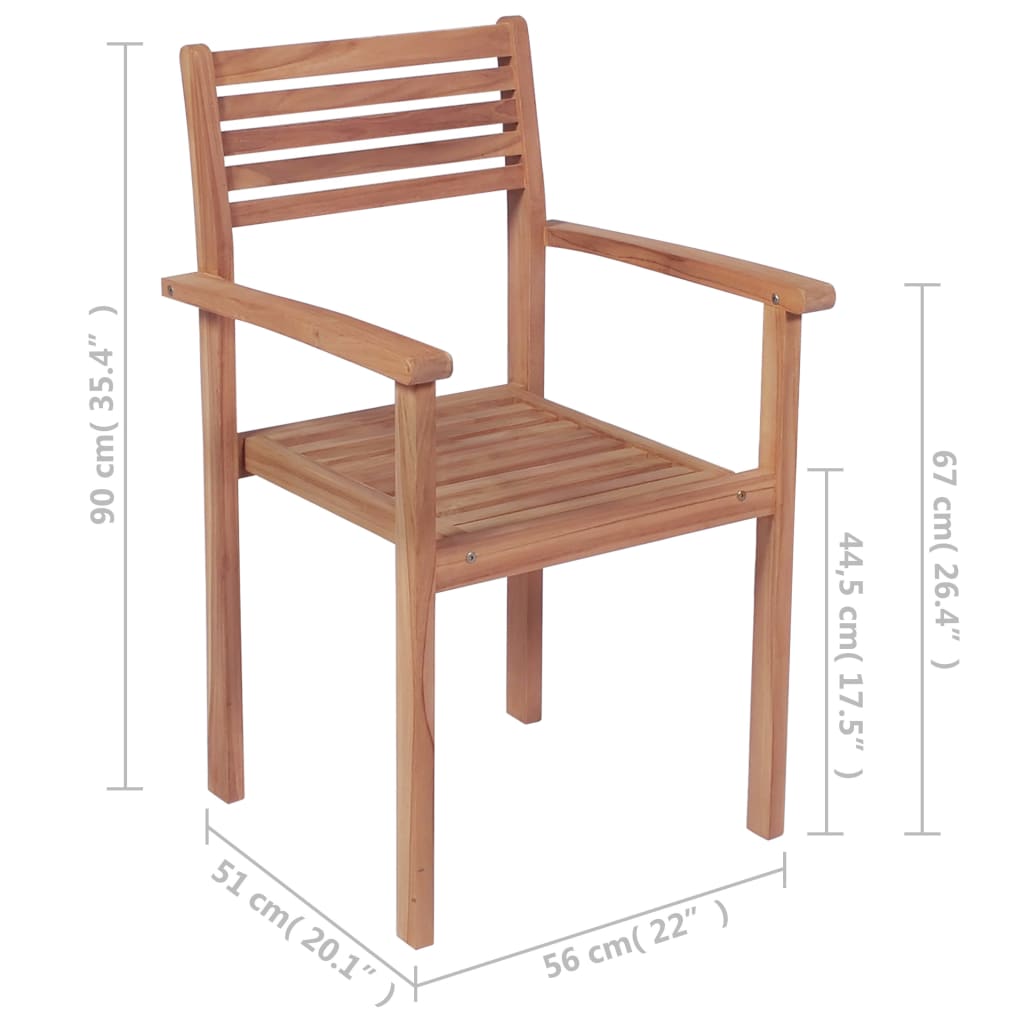 vidaXL 2 db tömör tíkfa kerti szék krémszínű párnákkal