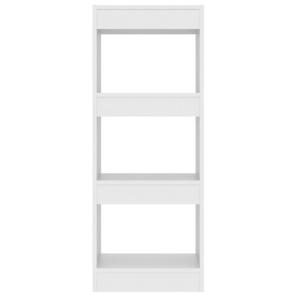 vidaXL fehér forgácslap könyvszekrény/térelválasztó 40 x 30 x 103 cm