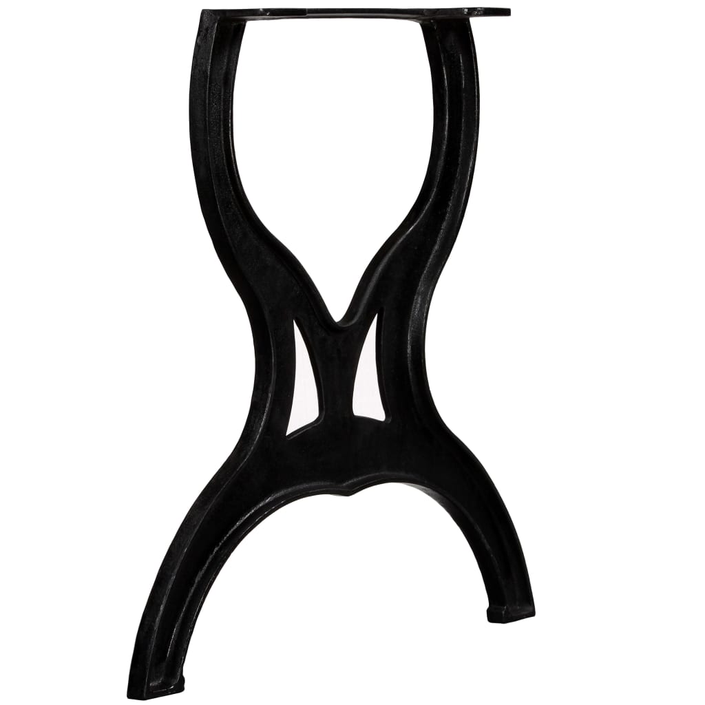 vidaXL 2 db öntöttvas étkezőasztal láb X-alakú vázzal