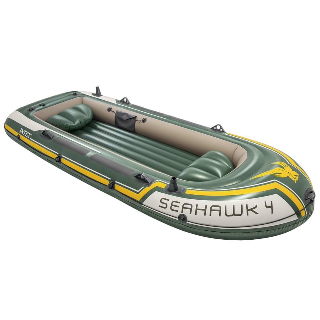 Intex Seahawk 4 forgómotoros felfújható csónak tartóbakkal