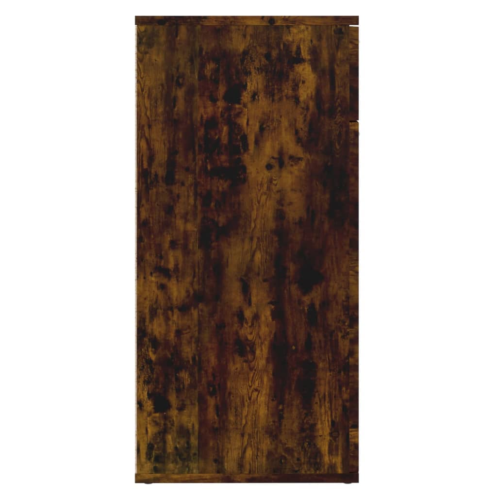 vidaXL füstös tölgyszínű szerelt fa tálalószekrény 80x36x75 cm