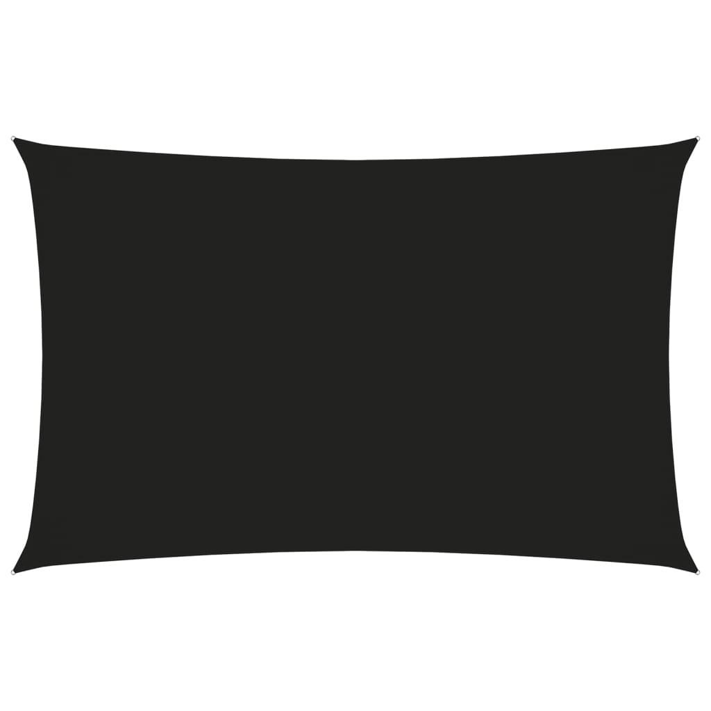 vidaXL fekete téglalap alakú oxford-szövet napvitorla 2 x 5 m