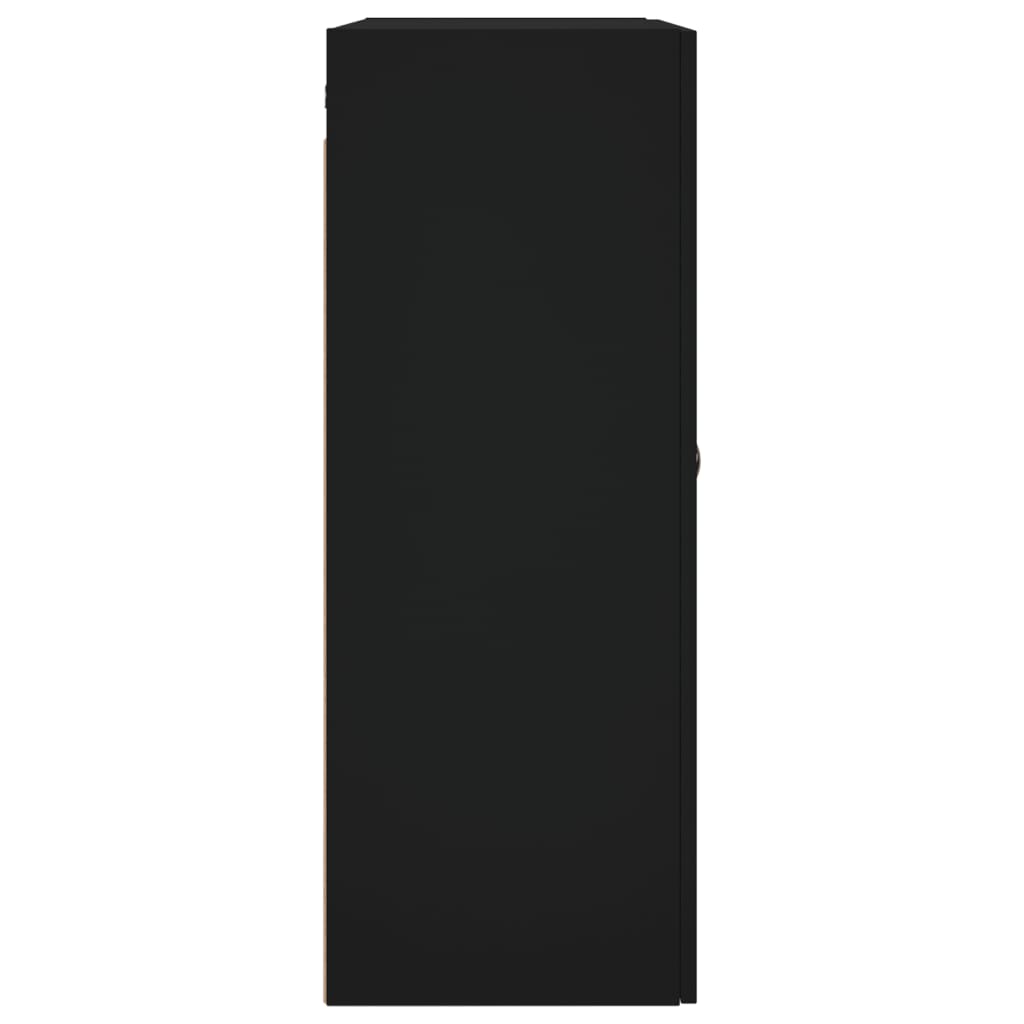 vidaXL fekete fali szekrény 69,5 x 34 x 90 cm