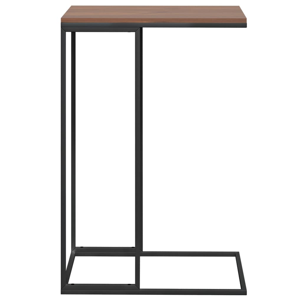 vidaXL fekete szerelt fa kisasztal 40 x 30 x 59 cm