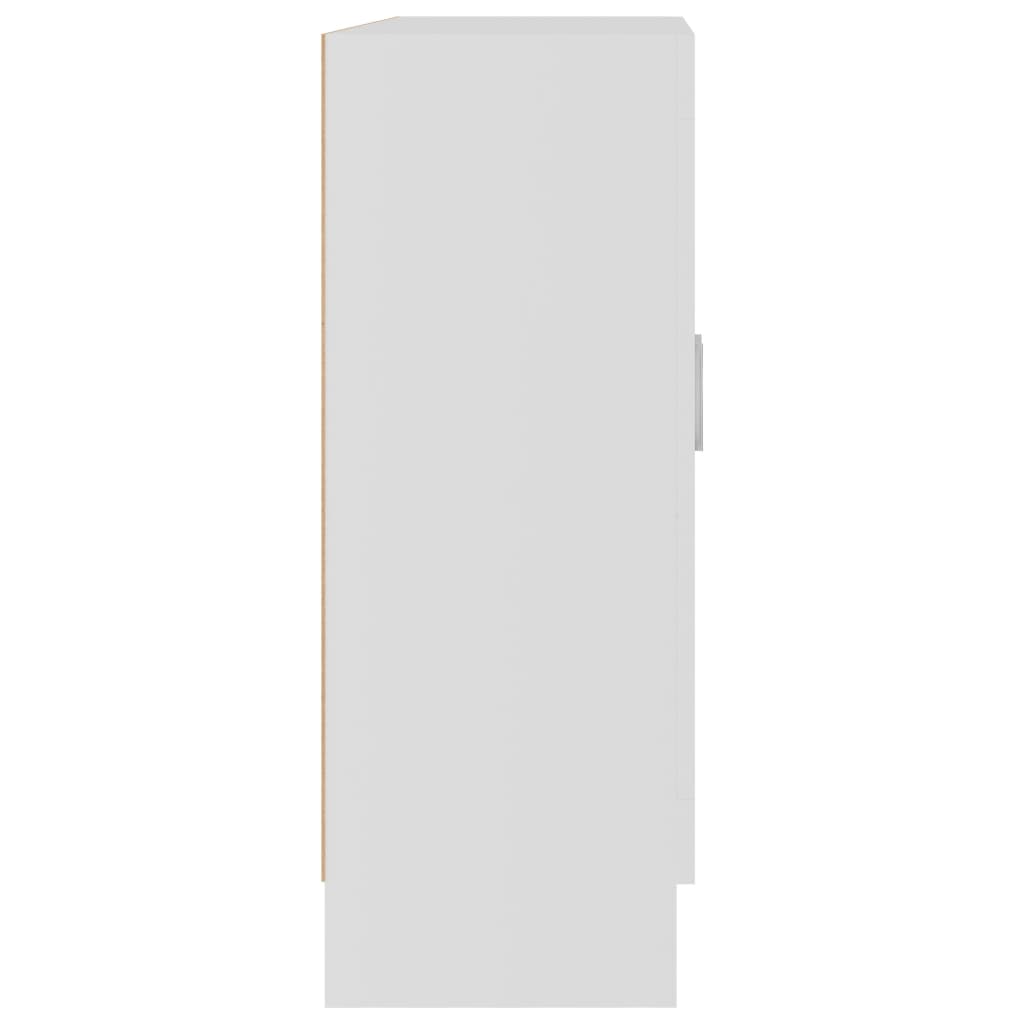 vidaXL fehér forgácslap könyvszekrény 82,5 x 30,5 x 80 cm