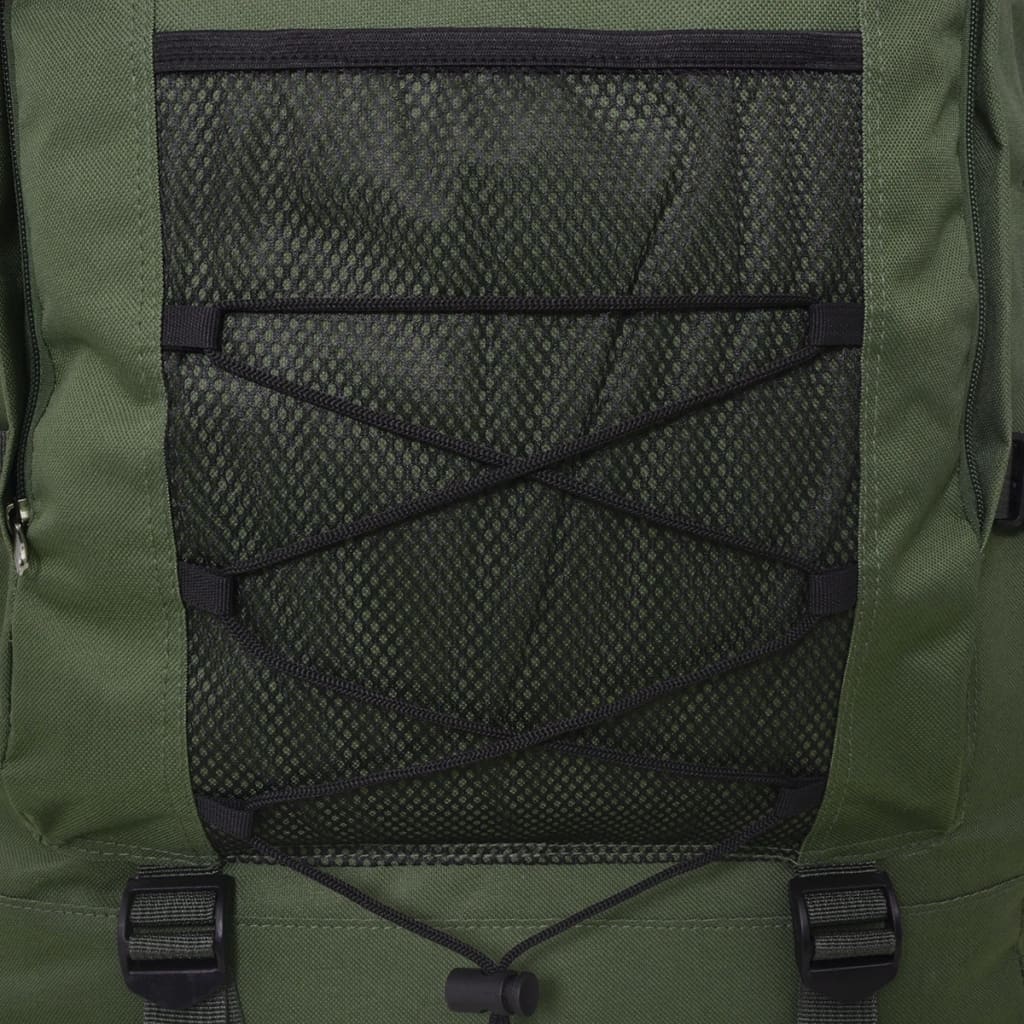 vidaXL katona stílusú hátizsák 100 L XXL zöld