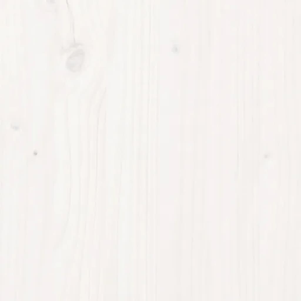 vidaXL fehér tömör fenyőfa ágyfejtámla 80,5 x 4 x 100 cm