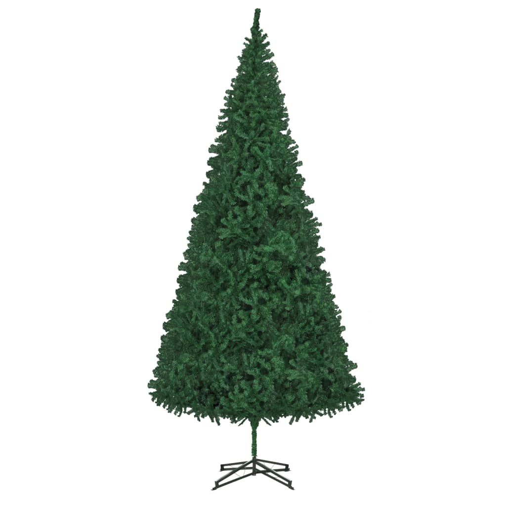 vidaXL zöld megvilágított műkarácsonyfa gömb szettel 500 cm