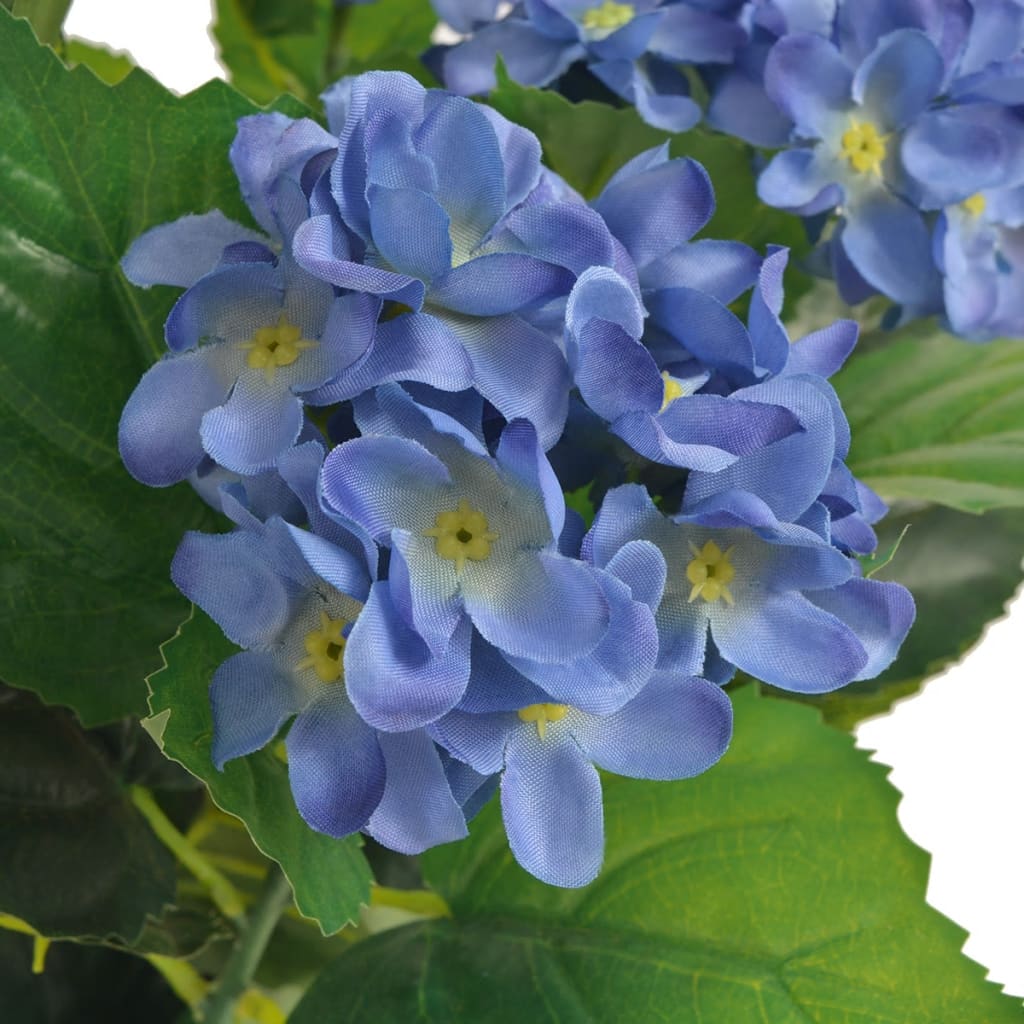 vidaXL műhortenzia virágcseréppel 60 cm kék