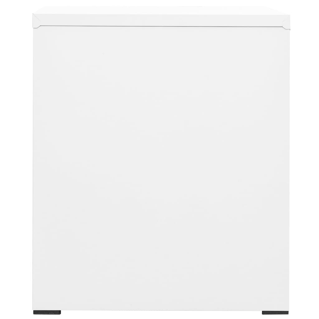 vidaXL fehér acél irattartó szekrény 46 x 62 x 72,5 cm