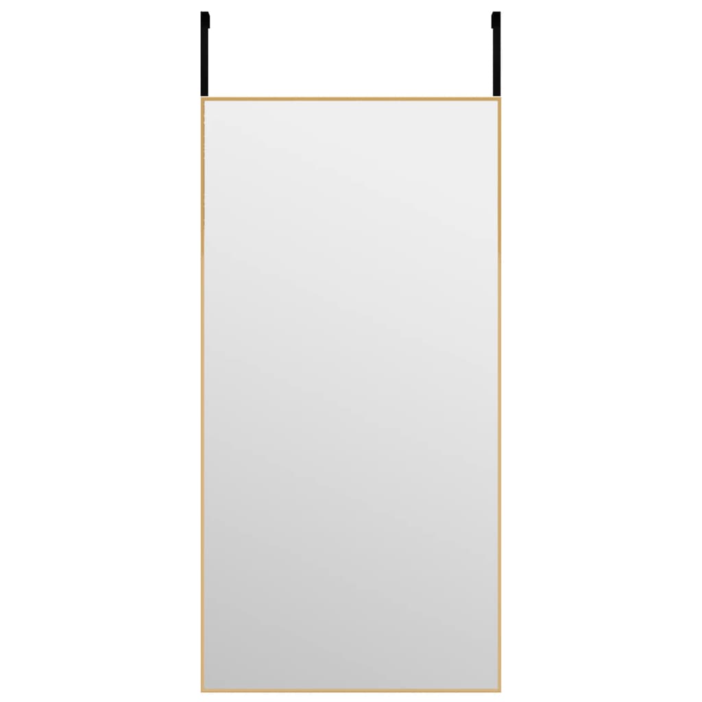 vidaXL arany üveg és alumínium ajtótükör 40x80 cm