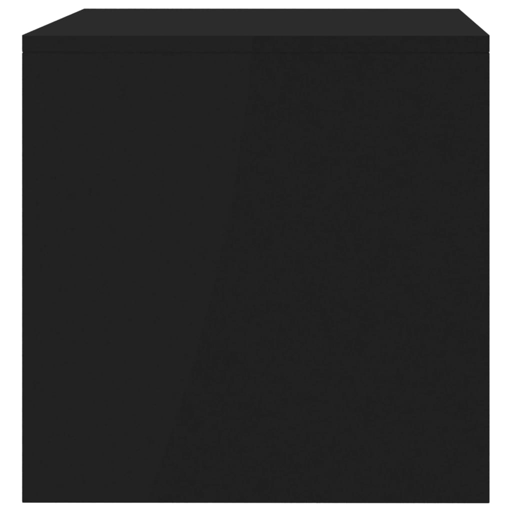vidaXL fekete forgácslap TV-szekrény 80 x 40 x 40 cm