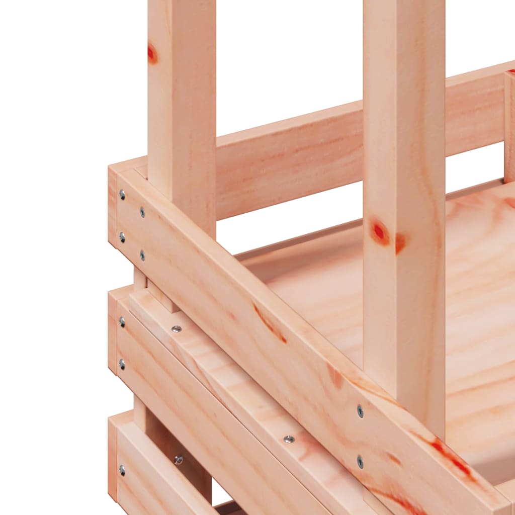 vidaXL kültéri tömör fa bárasztal tetővel 112,5 x 57 x 195,5 cm