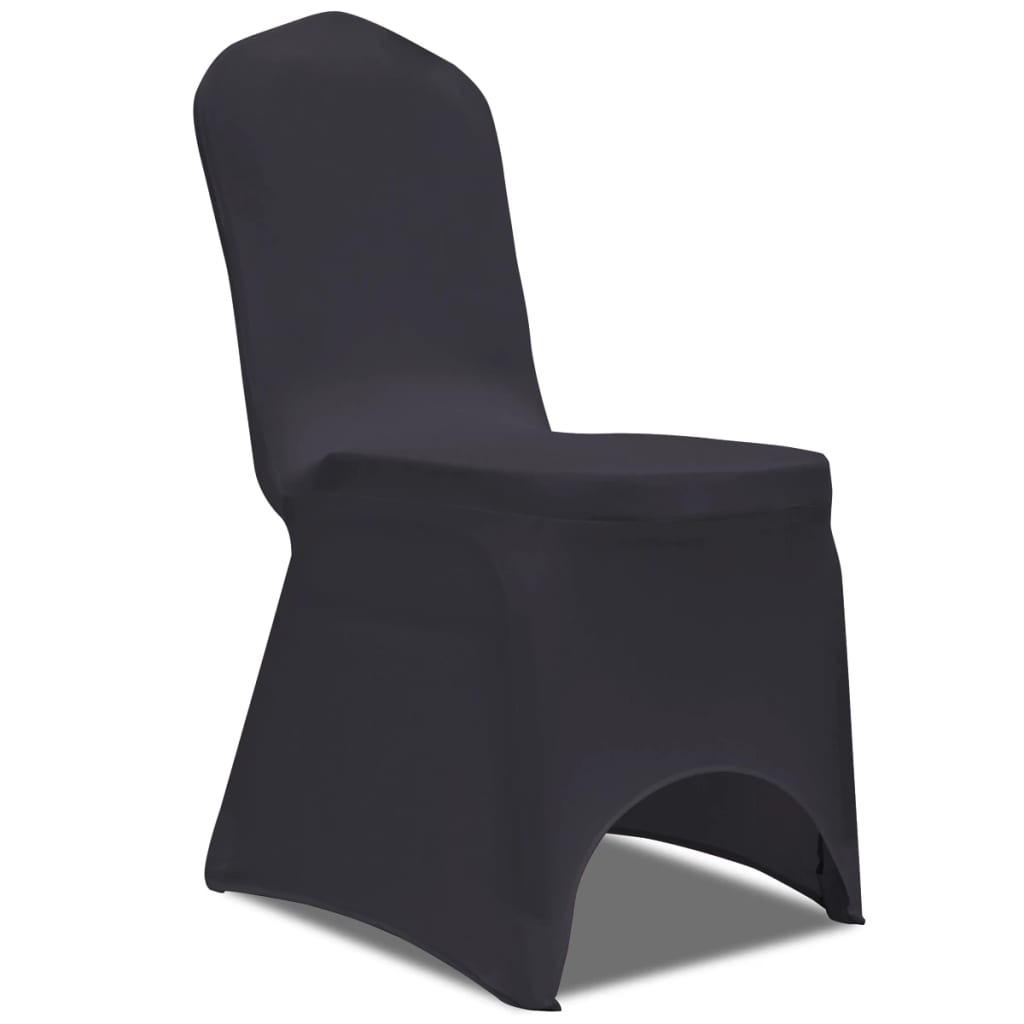 vidaXL 4 db antracitszürke nyújtható székszoknya