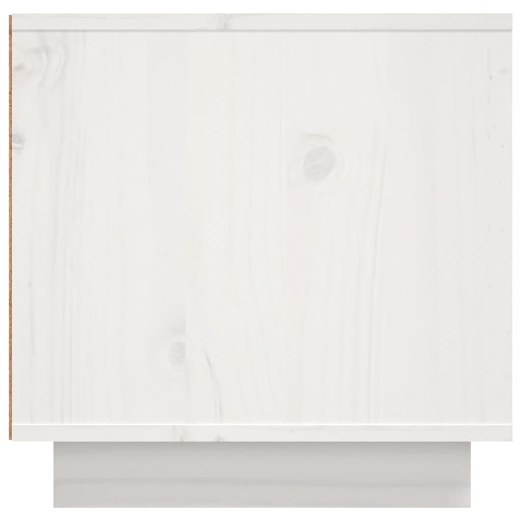 vidaXL fehér tömör fenyőfa TV-szekrény 156 x 40 x 40 cm