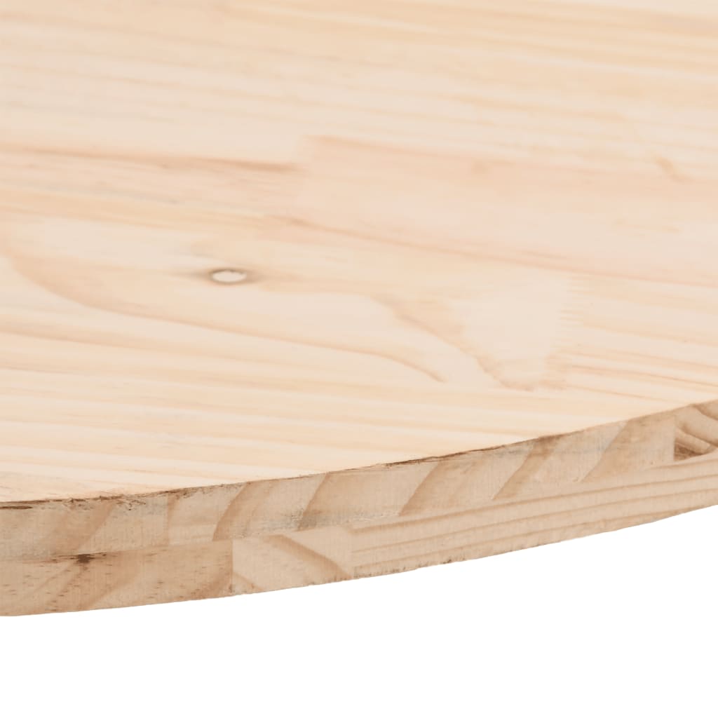 vidaXL tömör fenyőfa ovális asztallap 60 x 30 x 2,5 cm