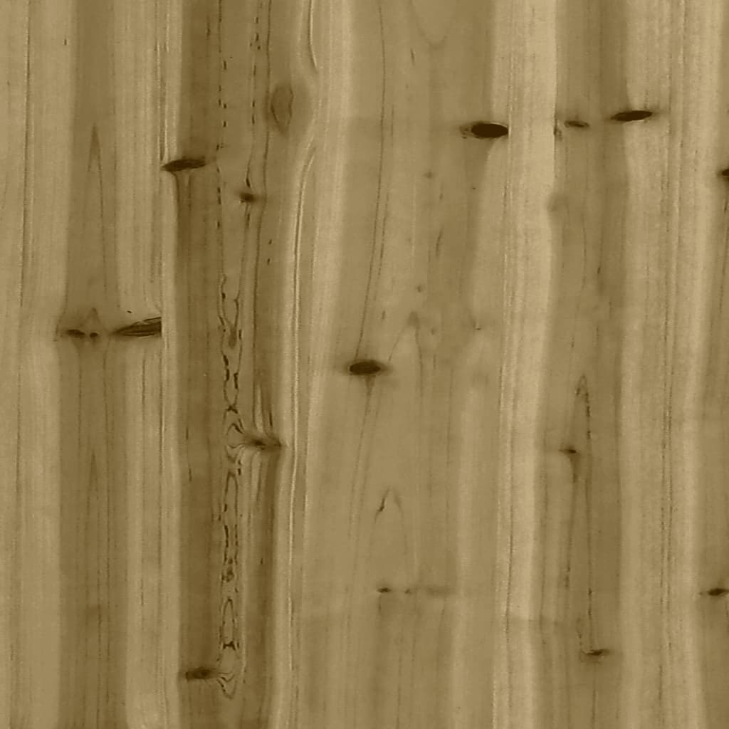 vidaXL 3 részes impregnált fenyőfa kerti ülőgarnitúra párnával